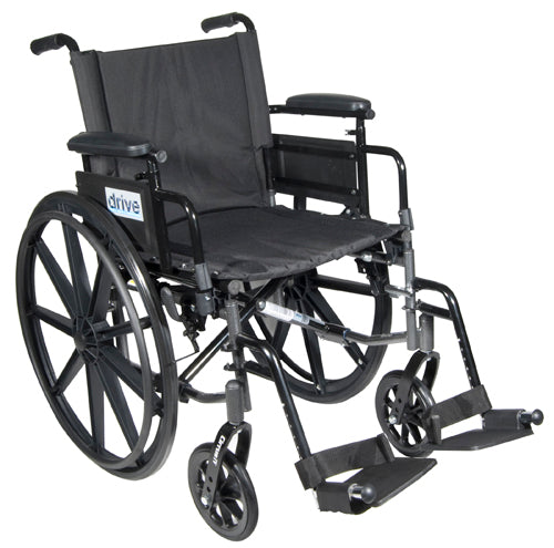 Cruiser X4 W/C 18 w/SF & Ht Adj Flip-Back Desk Arms