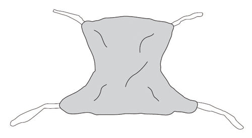 Patient Sling Full Body Solid Large 58 x 45