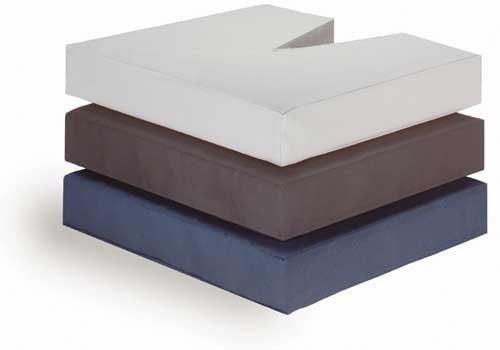 Coccyx Cushion Foam 18 x16 x2 Black