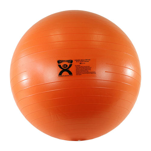 Cando Deluxe ABS Inflatable Ball 55cm (21.6 ) Orange