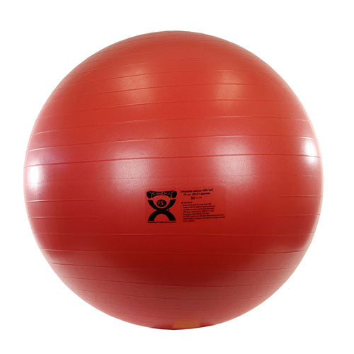 Cando Deluxe ABS Inflatable Ball 75cm (29.5 ) Red