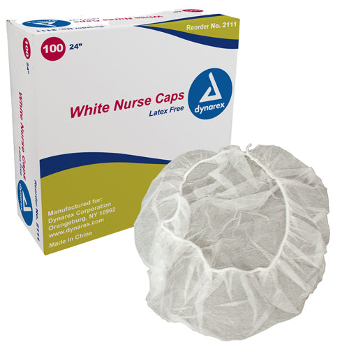 Surgical Caps White 24 Bx/100