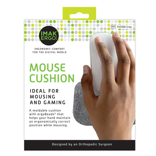 Wrist Cushion for Mouse by IMAK Heather Gray