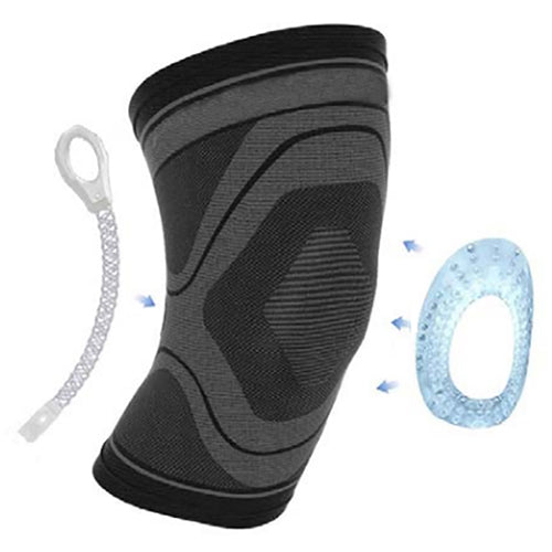 Active Cmprsn Knee Slv w/Ptla Gel Spt & Flxbl Stays Small