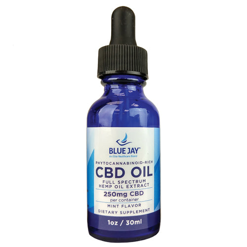 CBD Oil Pure Hemp Drops 250 mg 1oz-Mint Private Label