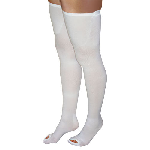 Anti-Embolism Stockings Sm/Reg 15-20mmHg Thigh Hi Insp. Toe