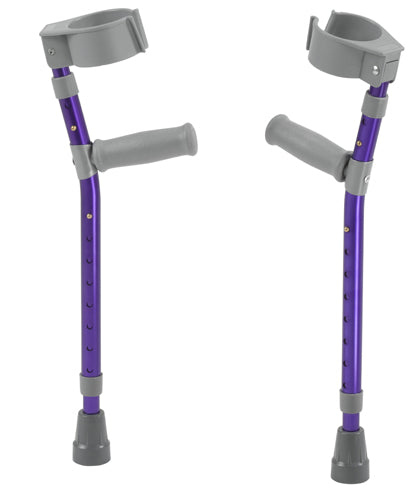 Pediatric Forearm Crutches(pr) Knight Blue 4'4 -5'5 Ht