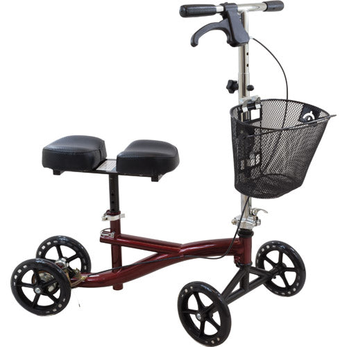 Knee Scooter Deluxe Roscoe Burgundy