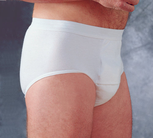 HealthDri Men's Heavy Cotton Brief XX-Large 46 - 48