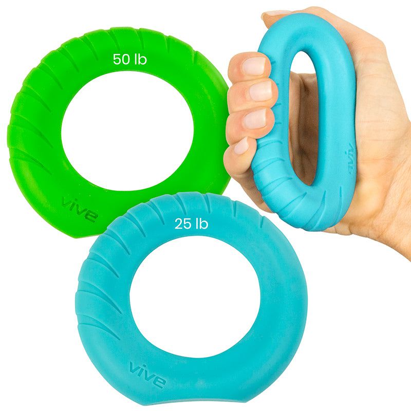 Ergonomic Ring Grips - Hand & Forearm Strength